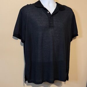 Gene Meyer Classic Black Polo Shirt for Men